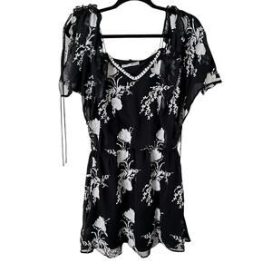 Alice + Olivia Floral Print Mini Dress